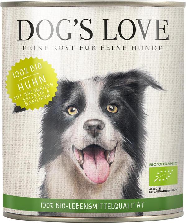 Actual product image Dog's love Chicken, buckwheat, celery & basil (Adult, 1 pcs., 200 g)