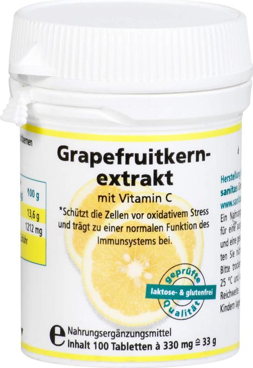 Citrobiotic Grapefruitkern Extrakt Tablette Bio (100 Stück, Tabletten, 43 g)