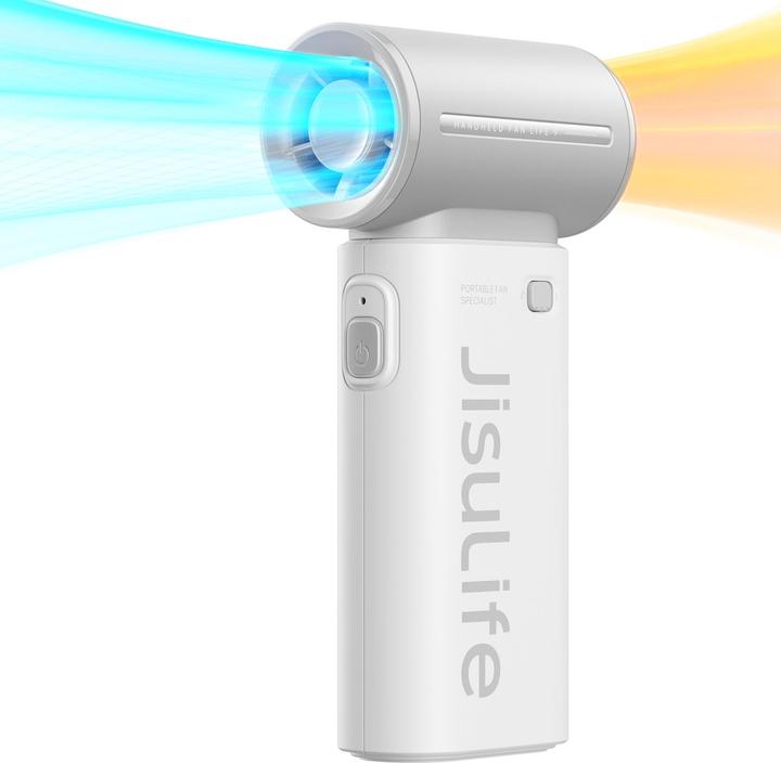 Actual product image Jisulife Handheld Fan Life9 (3600mAh) white