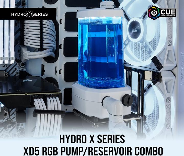 Immagine prodotto Corsair Serbatoio della pompa Hydro X Series XD5 RGB D5 Bianco