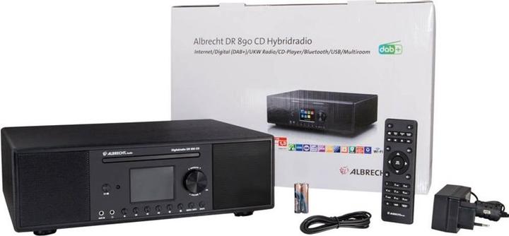Actual product image Albrecht Dr 890 (Web radio, DAB+, Bluetooth, Wi-Fi)