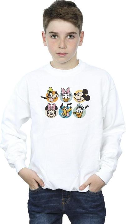 Actual product image Disney Boys Mickey Mouse And Friends Faces Sweatshirt (152, 158)