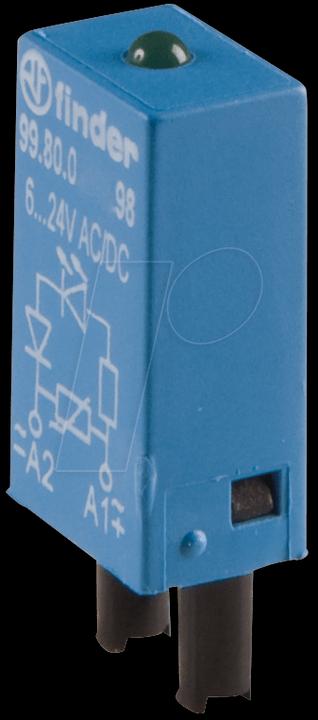 Actual product image Finder Display EMC interference suppression module