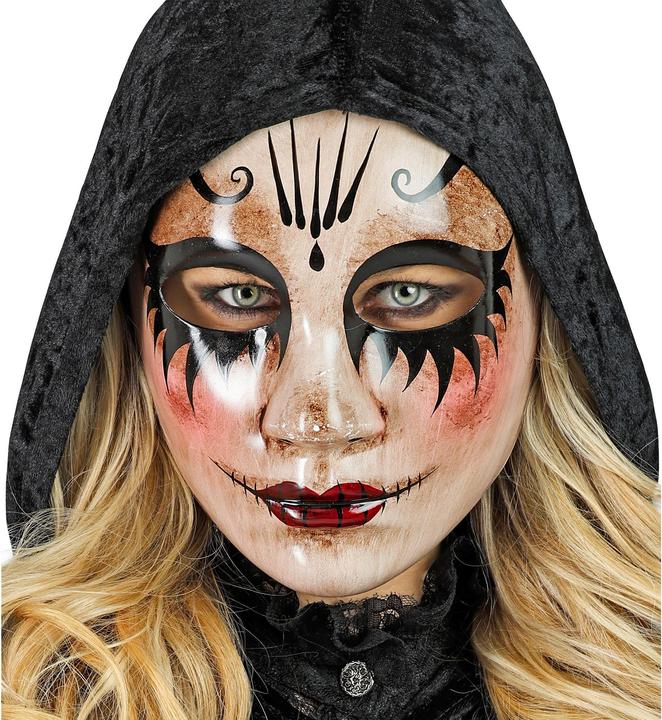 Actual product image Widmann Commedia Dell'Arte Mask Creepy Woman