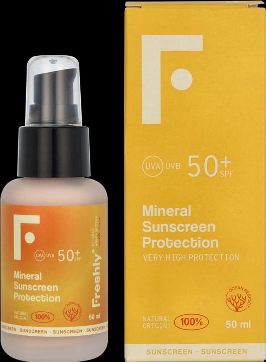 Actual product image Freshly Cosmetics Sunscreen SPF 50 with Physical Healthy Mineral Filters 50ml (Suntan cream, SPF 50, 50 ml, 0.05 g)