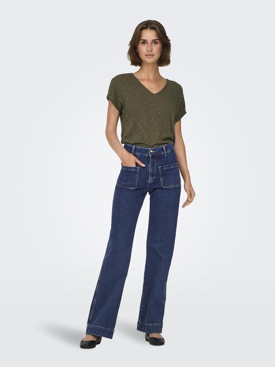 Image du produit Only ONLJUICY Hohe Taille Weiter Beinschnitt Jeans Jeans mit weitem Bein (W29/L32)