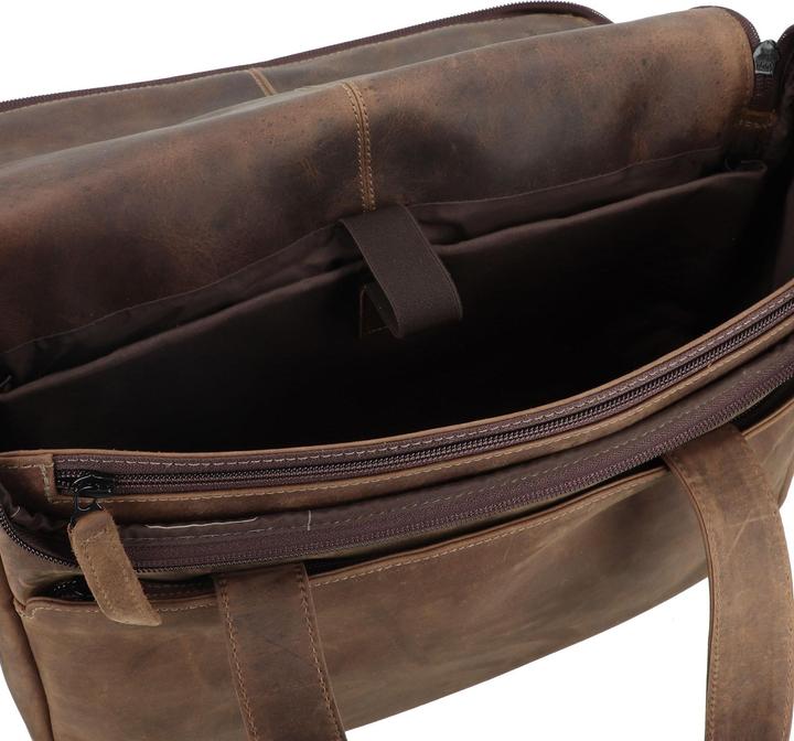 Immagine prodotto Harolds Cartella 2 in 1 in pelle con scomparto per laptop da 36 cm
