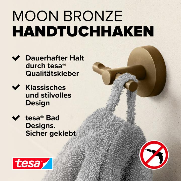 Image du produit tesa Crochet pour peignoir MOON en bronze