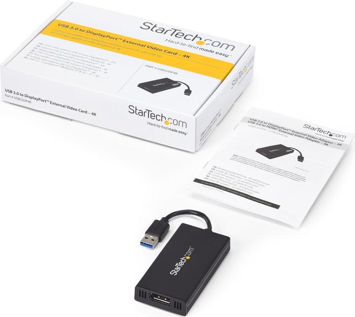 Produktbild StarTech USB A – Displayport (USB 3.0, 9 cm)