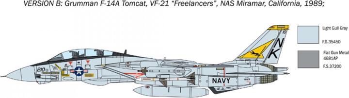 Immagine prodotto 1:72 F-14A Tomcat Pannelli di linea da incasso