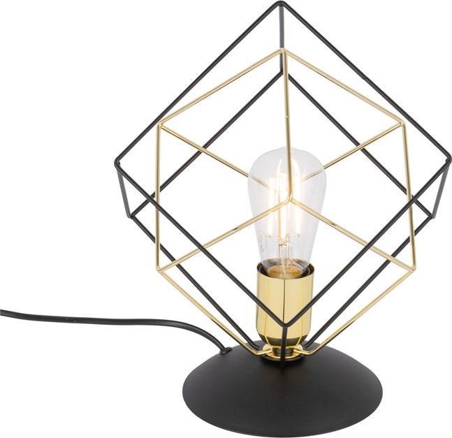 Actual product image TK Lighting TABLE LAMP ALAMBRE E27 5450 BLACK/GOLD