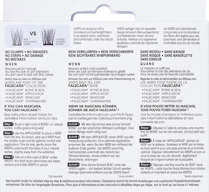 Produktbild KISS Lashes - Falscara Eyelash Wisp Multi - Bambi (Künstliche Wimpern)