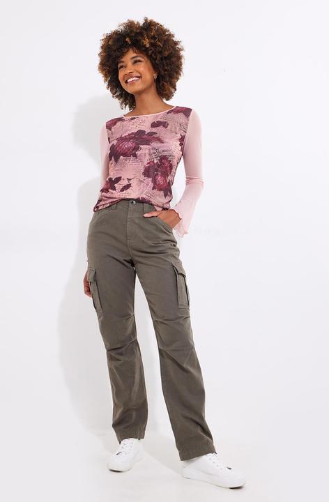 Image du produit Joe Browns Rose and Script Mesh Top (44)