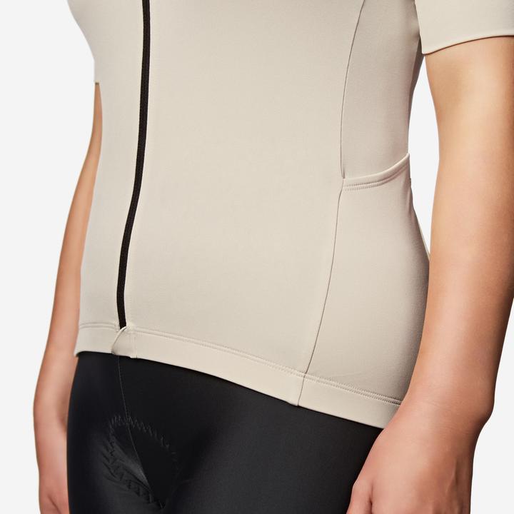 Image du produit Van rysel Maillot vélo route manches courtes été regular femme - beige (M)