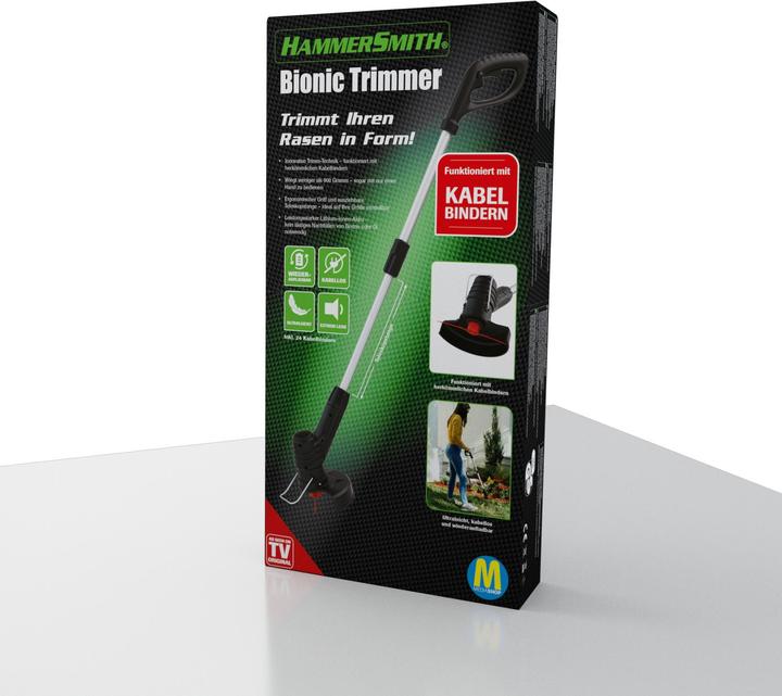 Actual product image Hammersmith Battery Lawn Trimmer "Bionic Trimmer