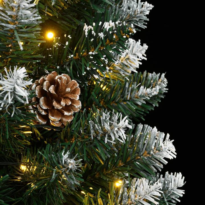 Actual product image VidaXL Künstlicher Weihnachtsbaum Tannenbaum Christbaum Schlank 300 LEDs 210cm (210 cm)