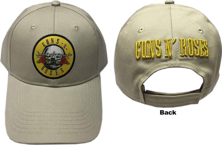 Actual product image Guns N Roses GunsNRoses Circle Logo SAND Baseball Cap