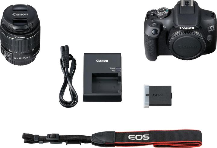 Image du produit Canon Eos 2000d (18 - 55 mm, 24.10 Mpx, APS-C / DX)