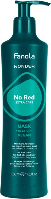 Fanola Wonder W No Red No Red Mask Softness and Brightness 350ml Hair Product (350 ml)