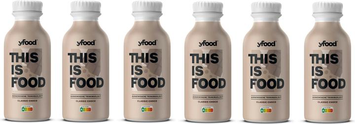 YFood Cioccolato classico (Chocolate, 6 x)