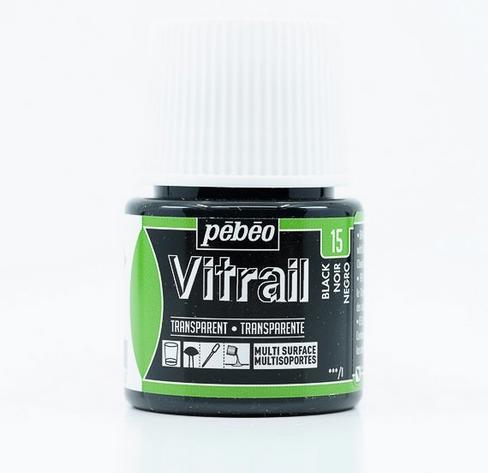 Immagine prodotto Pebeo Vitrail Trasparente (Nero, 45 ml)