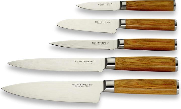 Produktbild Echtwerk Damastmesser, Set 5-teilig, Single (18 cm)