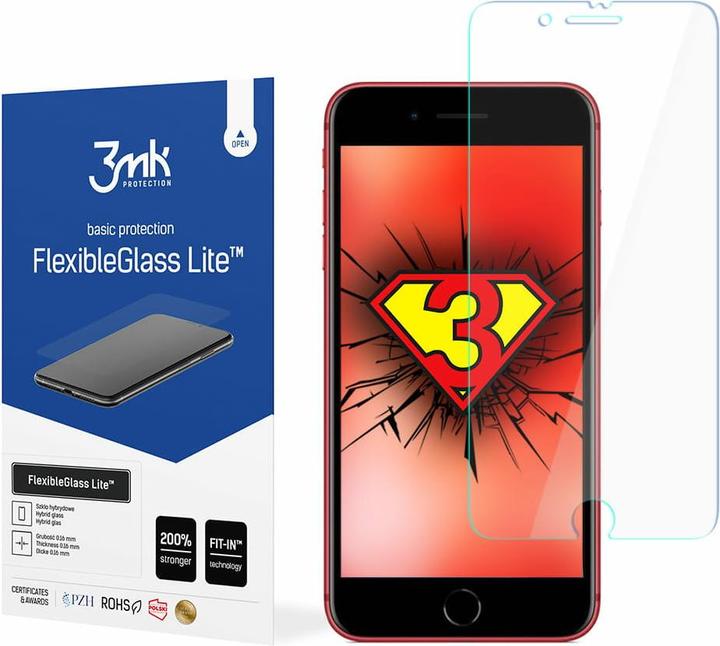 Immagine prodotto 3MK hybrid glass Flexible 2.5D Lite for iPhone 8 Plus (1 Pezzo/i, Apple iPhone 8 Plus)