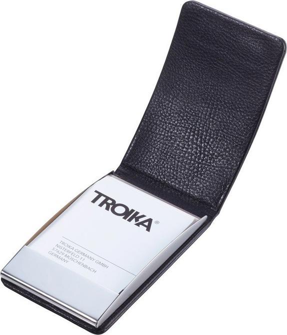 Actual product image Troika MIDNIGHT STYLE business card case, black