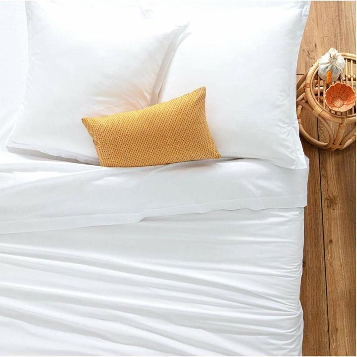 Actual product image Atmosphera Fitted sheet White (90 x 190 cm) (90 x 190 cm)