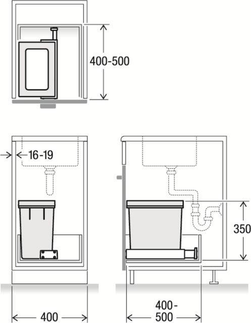 Actual product image Müllex Poubelle X-LINE X40 M17 (20 l)