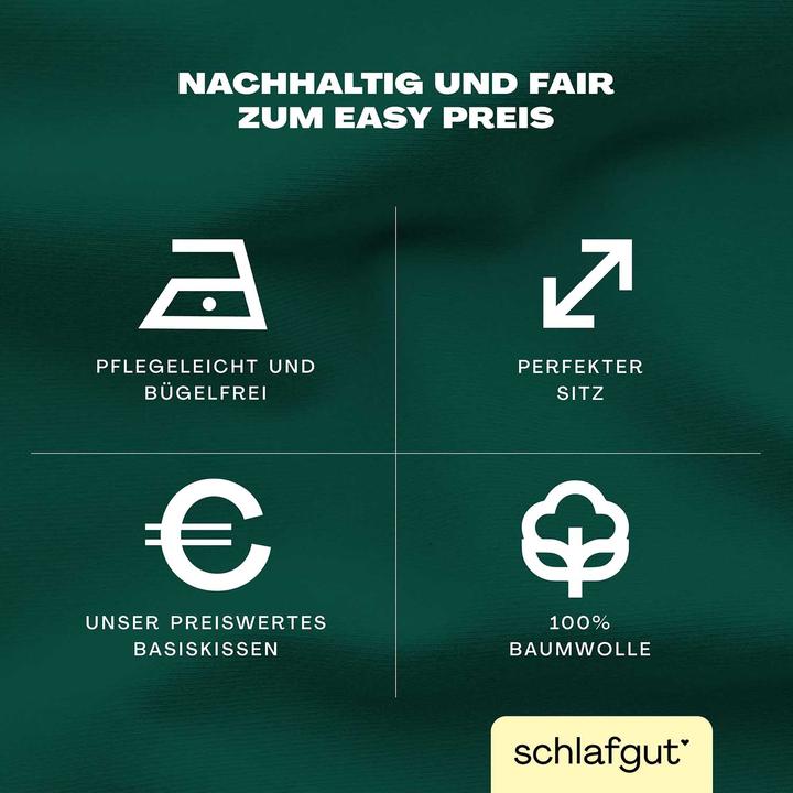 Immagine prodotto schlafgut Easy Jersey (Copripiumino, 40 x 60 cm)