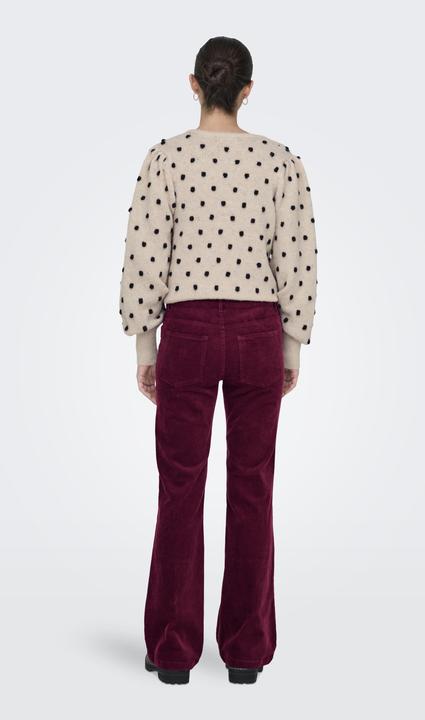 Image du produit JdY JDYSALONE Pantalon taille moyenne évasé (L)