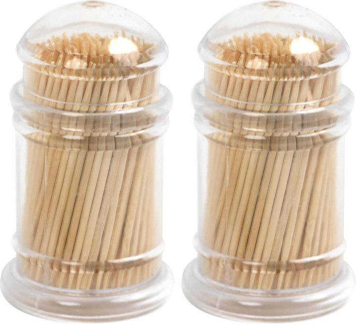Produktbild Excellent Houseware Cocktailspiesse, Zahnstocher aus Bambus, 2x 200 Stk (Cocktail Set)