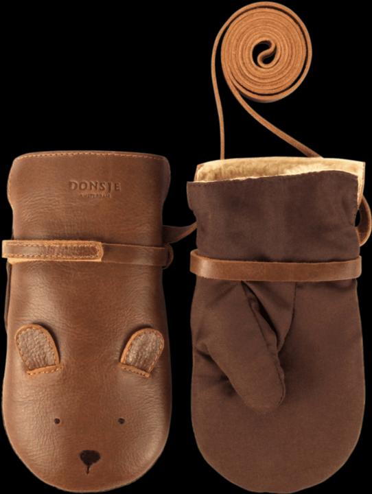 Image du produit Donsje Moufles classiques Kapi Ours - Cuir classique cognac (3, 3.5, 4)