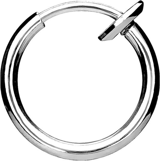 Star Piercing Fake Nasenring silber (Chirurgenstahl 316L)