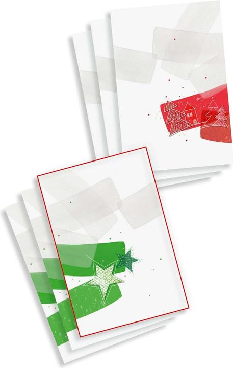 Produktbild ABC Weihnachtskarte Frohe Weihnachten 6 Stück (6 Stk.)