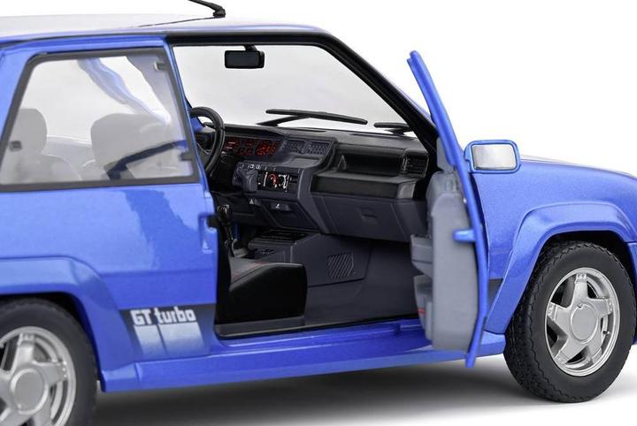 Actual product image Solido 1:18 Renault 5 GT Turbo MK2 blue