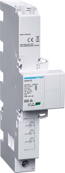 Hager SPA810Z Combination arrestor T1+T2+T3 3P