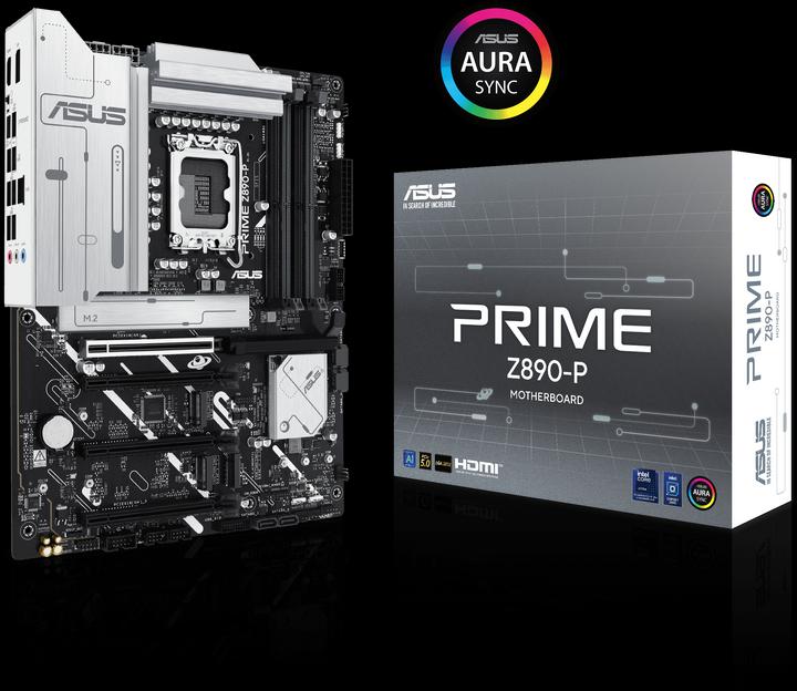 Actual product image ASUS PRIME Z890-P (LGA 1851, Intel Z890, ATX)