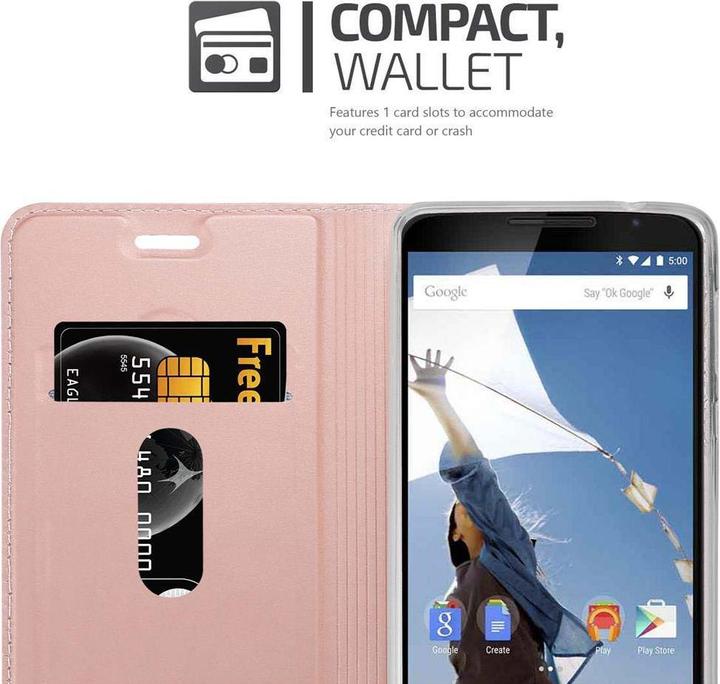 Actual product image Cadorabo Book Classy Style Cover (LG Nexus 6)