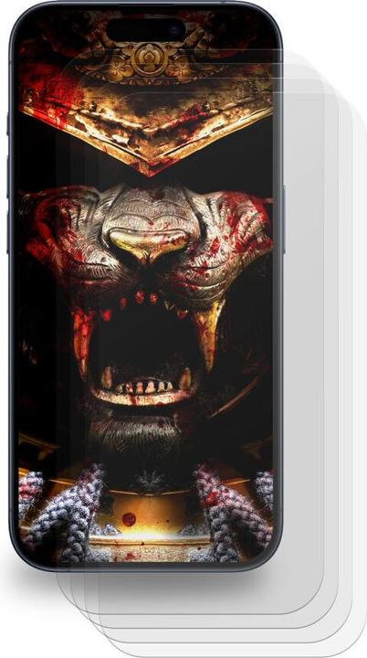 Produktbild Protectorking 4x Displayschutzfolie matt Anti-Reflex entspiegelt (4 Stück, Apple iPhone 15 Plus)
