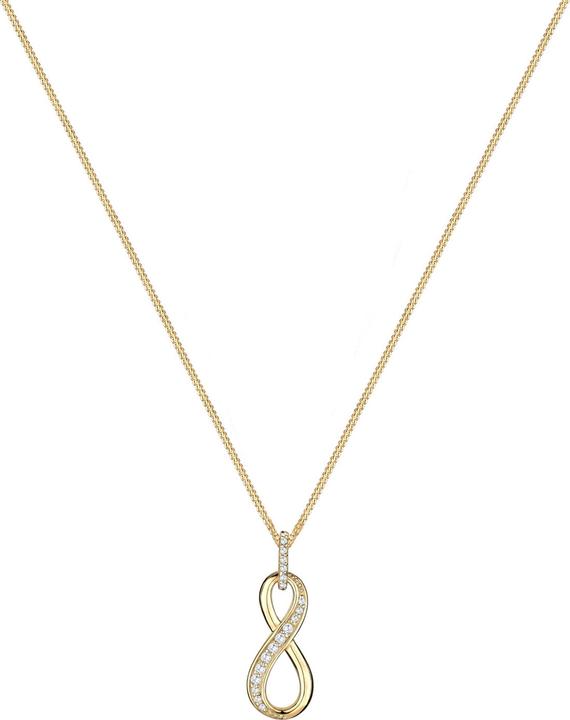 Image du produit Elli Collier Infinity For Ever symbole zirconium 925 argent (Zircone, Argent sterling 925, 45 cm)