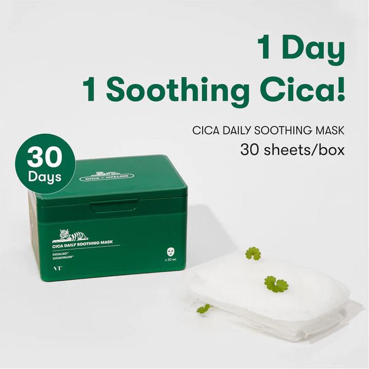 Produktbild Generisch V Cosmetics Cica Daily Soothing Mask 30 Pcs - Moisturizing and Soothing