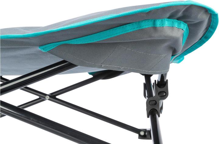 Actual product image Trixie Camping Bed, up to 15 kg, 69 x 20 cm, Dark Grey/Petrol (Dog)