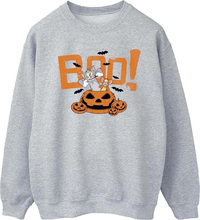 Actual product image Tom & Jerry Mens Halloween Boo! Sweatshirt (S)