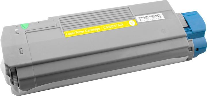 Immagine prodotto Plutoos Toner Oki C5600 XXL compatibile, giallo 43381905