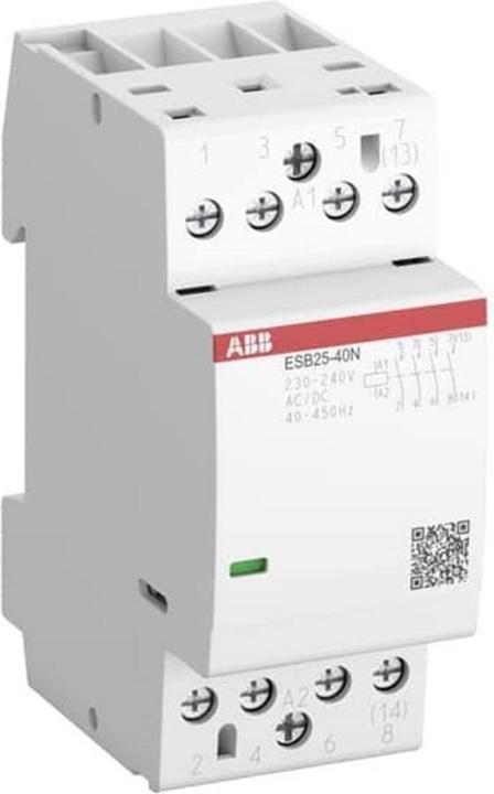 Actual product image ABB REG contactor ESB25 25A, 230/240 V AC/DC