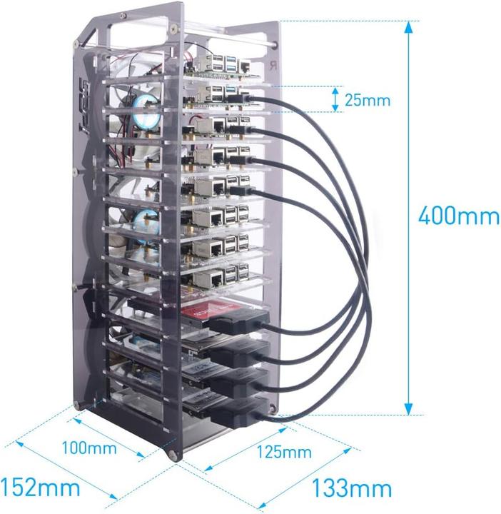 Immagine prodotto GeeekPi Raspberry Pi Cluster Case