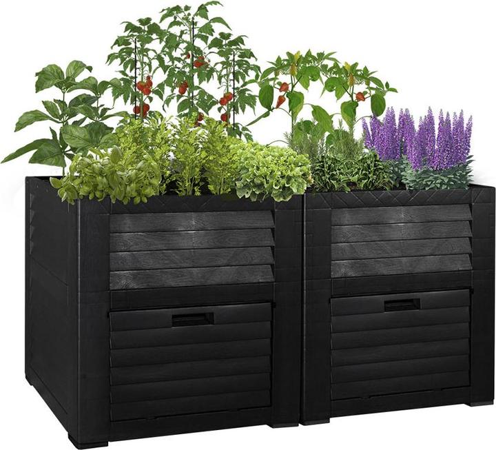 Produktbild Fs-Star Garten Hochbeet 400 Liter, mit Staufächer