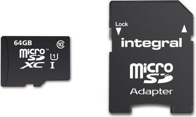Actual product image INMSDX64G10-90SPTAB Memory Card MicroSDXC UHS-I Class 10 (64 GB, microSD, U1, UHS-I)
